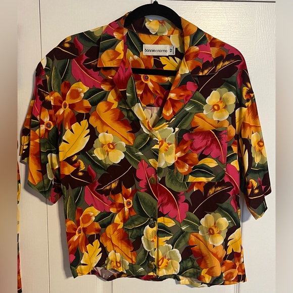 Bonnie & Norma skirt and button up top set size 12 - Picture 3 of 11